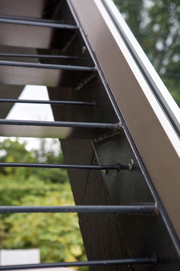 steel external staircase