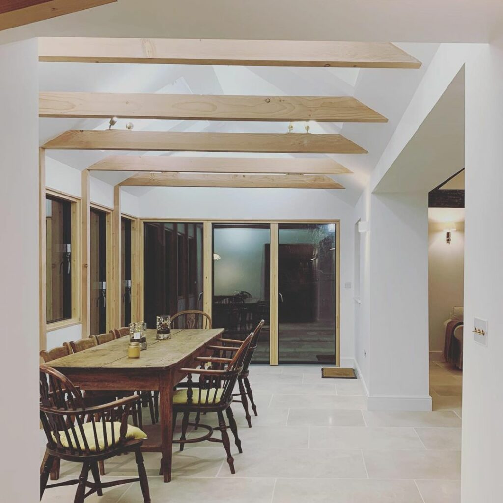 dining area renovated architecture house