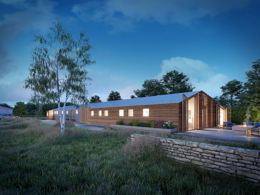 Self Build Architect designed Class q Barn Conversion Wiltshire 3