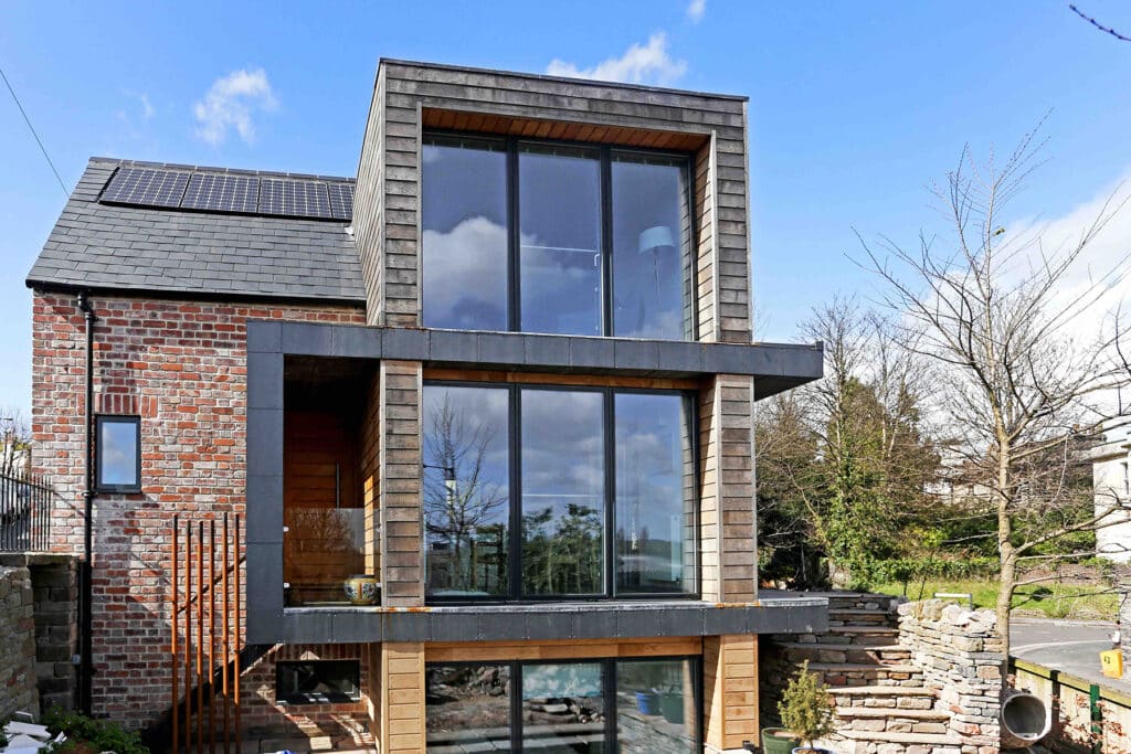 old ashley hill bristol architecture house with glazed elevation