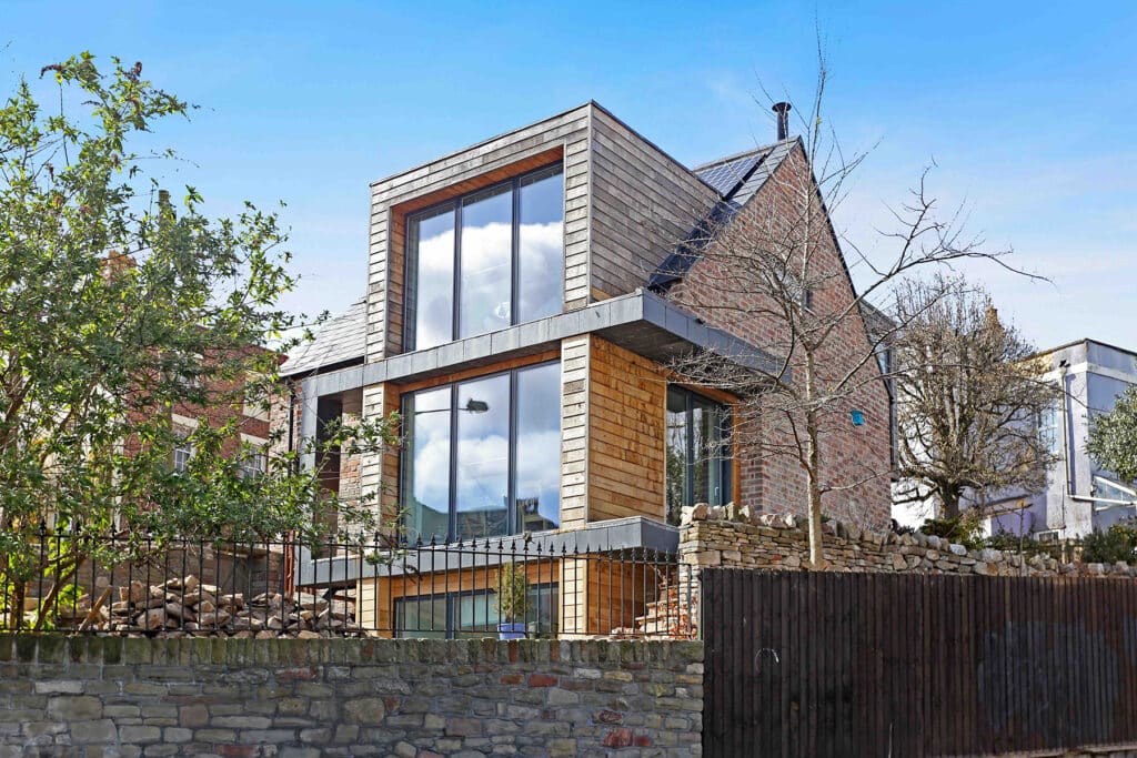 old ashley hill bristol architecture house with glazed elevation