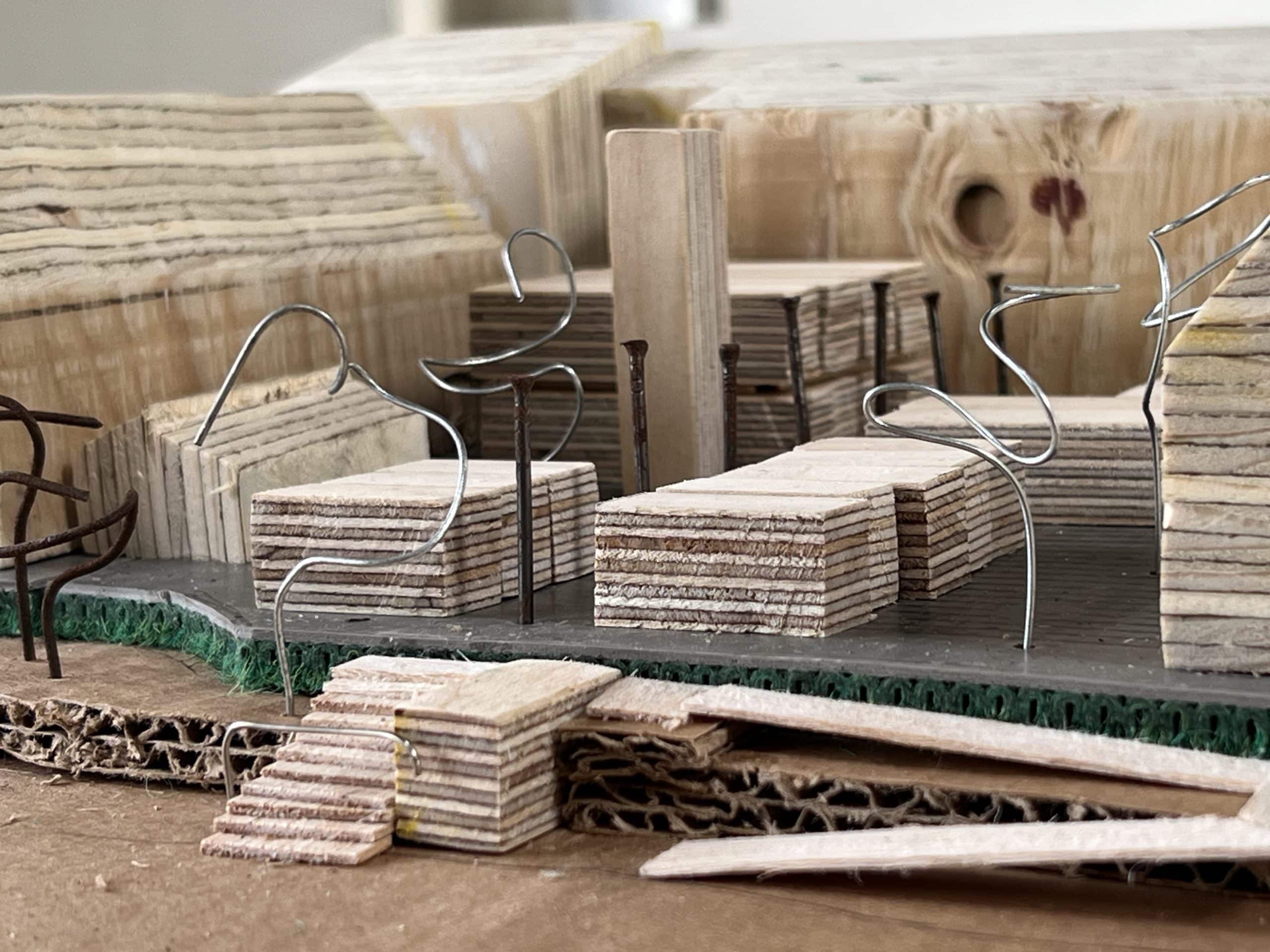 Concept model at Krowji